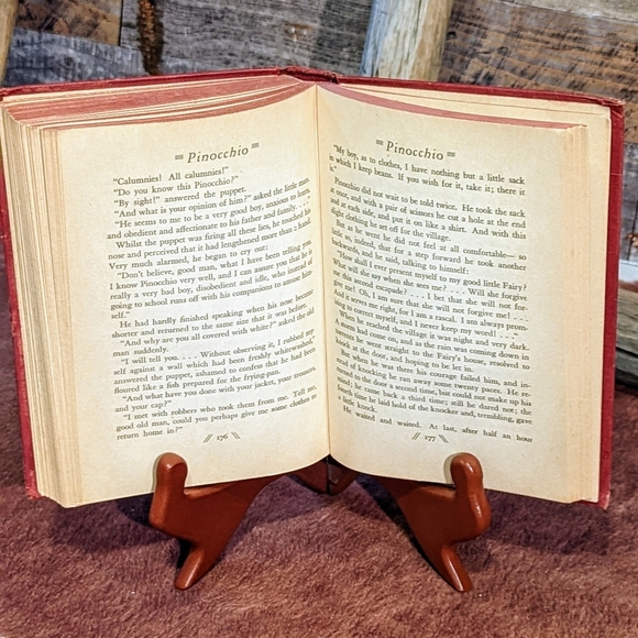 1939 Vintage Collectible Pinocchio by C Collodi Hardback Book - Picture 14 of 16